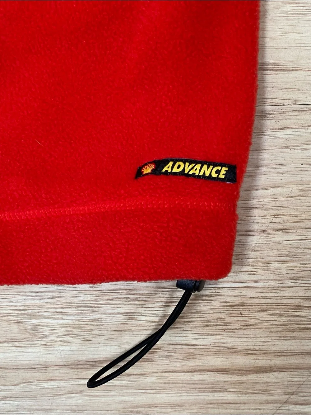 Vintage Ducati Shell Advance Pullover Men’s L Loose Fit Red Fleece Jacket Boxy